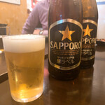 Hibinoshokudou - 夜のコース 5500円
                      飲み放題 ビール、日本酒、焼酎