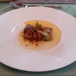 前菜　海の幸のキャベツ包み