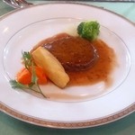 バリエ - 肉料理　牛フィレステーキ粒マスタード