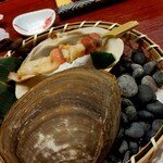 すし丈 - 北寄貝串焼き