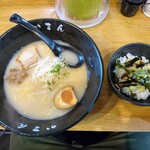かまん - 令和2年5月 Aランチ ラーメン＋ミニ焼き豚丼 税込950円