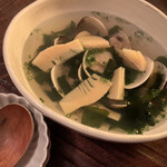 Shikisaitei Hozumi - 蛤と若筍の酒蒸し