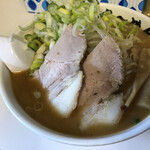 かとうらーめん - 爺ちゃんの味噌ラーメン　ネギ増し