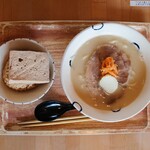 島豆腐と、おそば。真打田仲そば - 