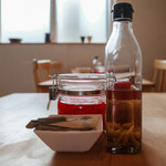 島豆腐と、おそば。真打田仲そば - 