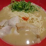 麺屋 青空  - 令和2年4月 ランチ豚骨ラーメン 税込600円