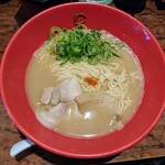 麺屋 青空  - 令和2年4月 ランチ豚骨ラーメン 税込600円