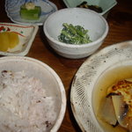 こくう - optio A30で撮影。お昼の雑穀ランチ。