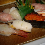 寿し廣 - optio A30で撮影。特上寿司。