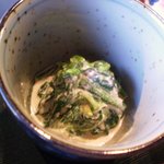 ほり川 田村長 - ほうれん草の白和え