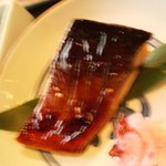 ほり川 田村長 - 鯖の照り焼き、梅こんにゃく添え