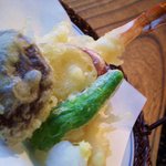 ほり川 田村長 - 海老、きす、さつまいも、しいたけ、ししとう