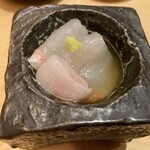 鮨 由う - 平目と煎り酒