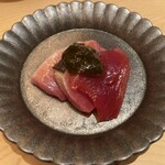 鮨 由う - メジマグロ三兄弟（赤身、中トロ、大トロ）