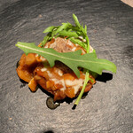 エクアトゥール - 豚足の蕎麦粉パンケーキ