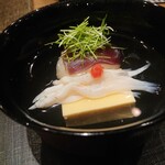 Ootani - ずわい蟹真丈と白魚のお椀