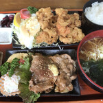 お食事処 駅前飯店げんぞう - 駅げん定食1,300円。