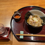 菜鶏 - 田舎そば（鳥出汁）