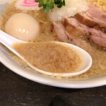 old school 中華そば Miya De La Soul - スープ