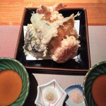 酒菜料理・吟 - 酒菜セット　揚物　海老天旨し！