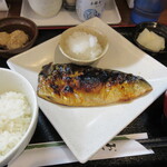 となりの食堂 - 焼さば定食　