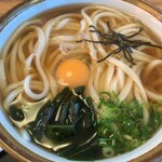 Minori - 月見うどん430円+大130円