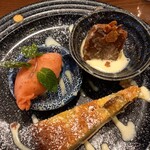 和楽 - 苺のシャーベットが濃厚♡
      さつまいものタルト、ほぼさつまいも♡
      ホールで買いたいです(笑)♡