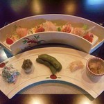 アシェット・ド・マコ - 前菜は二段に分かれています