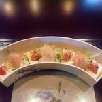 アシェット・ド・マコ - 自家製豆腐と生ハムのサラダ