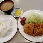 とん久 - メンチカツ定食　1100円