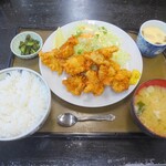 かつぎや - 鶏唐揚げ定食(2)