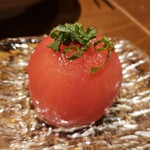 梅乃宿温酒場 - 冷やしトマト