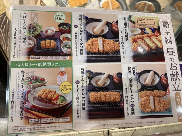 メニュー写真 3ページ目 : 覇王樹 さぼてん本店 東京オペラシティ店 - 初台/とんかつ | 食べログ