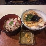 吉祥庵 - 天玉丼 蕎麦(冷)セット