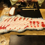 徳山鮓 - 余呉湖の皿には熊肉が‼️