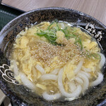 Hanamaru Udon - 生姜玉子あんかけ
                        おろし生姜と胡麻を追加で入れました