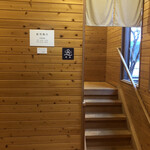 徳山鮓 - 風呂への階段