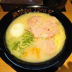 鶏Soba Toraや - 令和2年10月 特製濃厚鶏soba塩味玉トッピング 税込900円