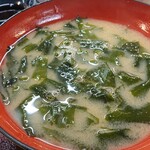 北灘漁協直送 とれたて食堂 - わかめたっぷり味噌汁