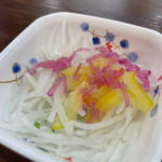 高千穂 鶏の炭火焼き - サラダ