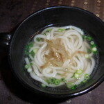 瀬里奈 - 〆のうどんです。