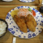 花園ダイニング - カキフライ定食