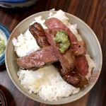 焼肉 かっぱ梶岡 - ハネシタ with 山葵 オンザライス