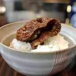 焼肉 かっぱ梶岡 - スーパーハラミ オンザライス