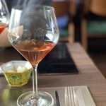 O2 - 陳年10年花彫酒をグラスで