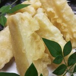 Bamboo shoot tempura