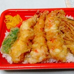 washokuresutorantengu - 豪華海老天重　1,140円