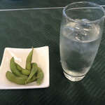 大山ゴルフクラブレストラン - 麦水割り