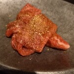 焼肉 喰心 - 希少部位  赤身  クリ