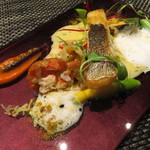 レストラン バカール - スズキのロースト、ムール貝など海鮮のマニエール3